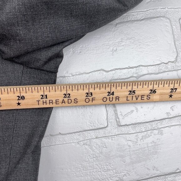 Suit Supply Vitale Barberis Canonico‎ Blazer Men 42L Gray Super 110s Wool Italy - Picture 10 of 14